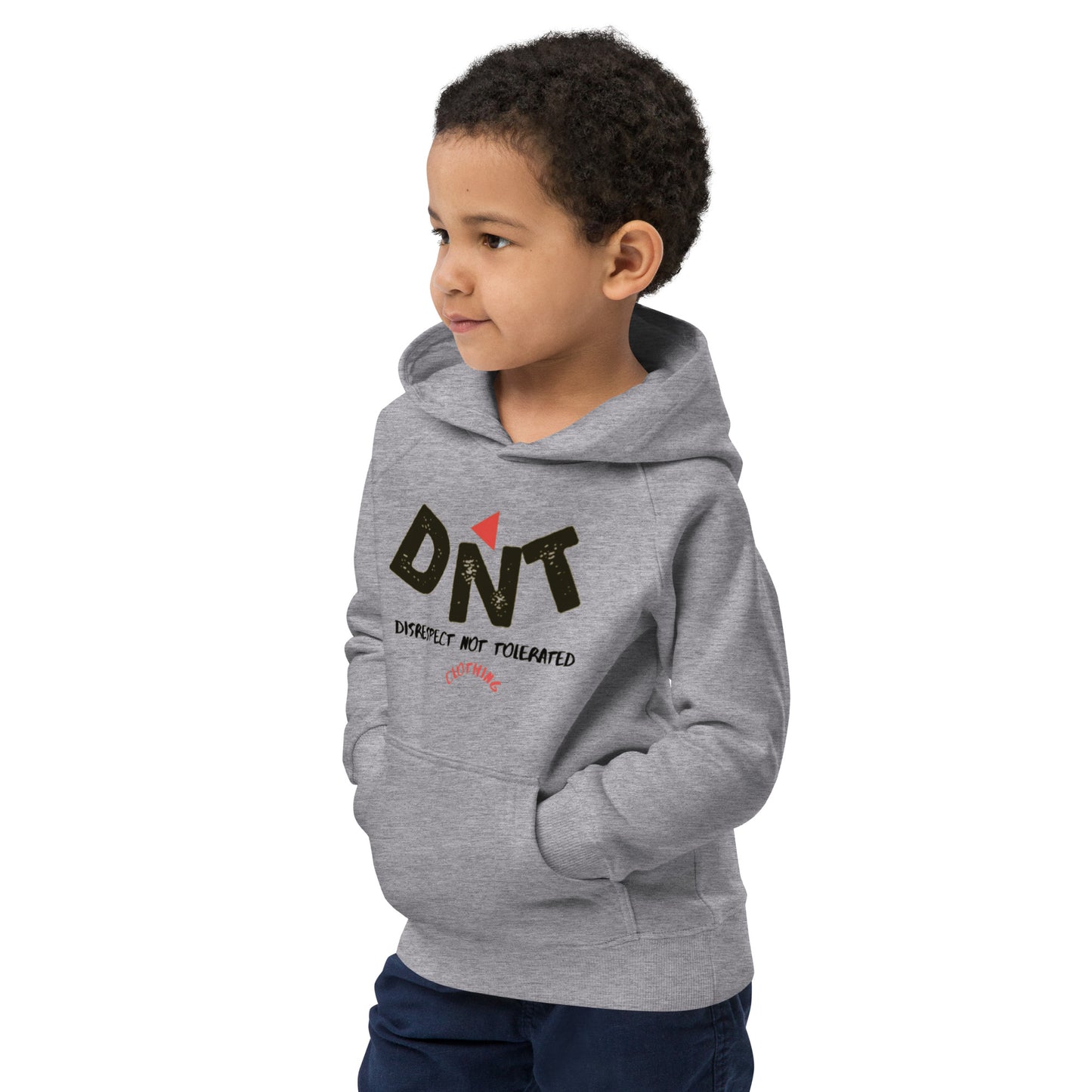 DNT Red-Tri 2 Kids eco hoodie