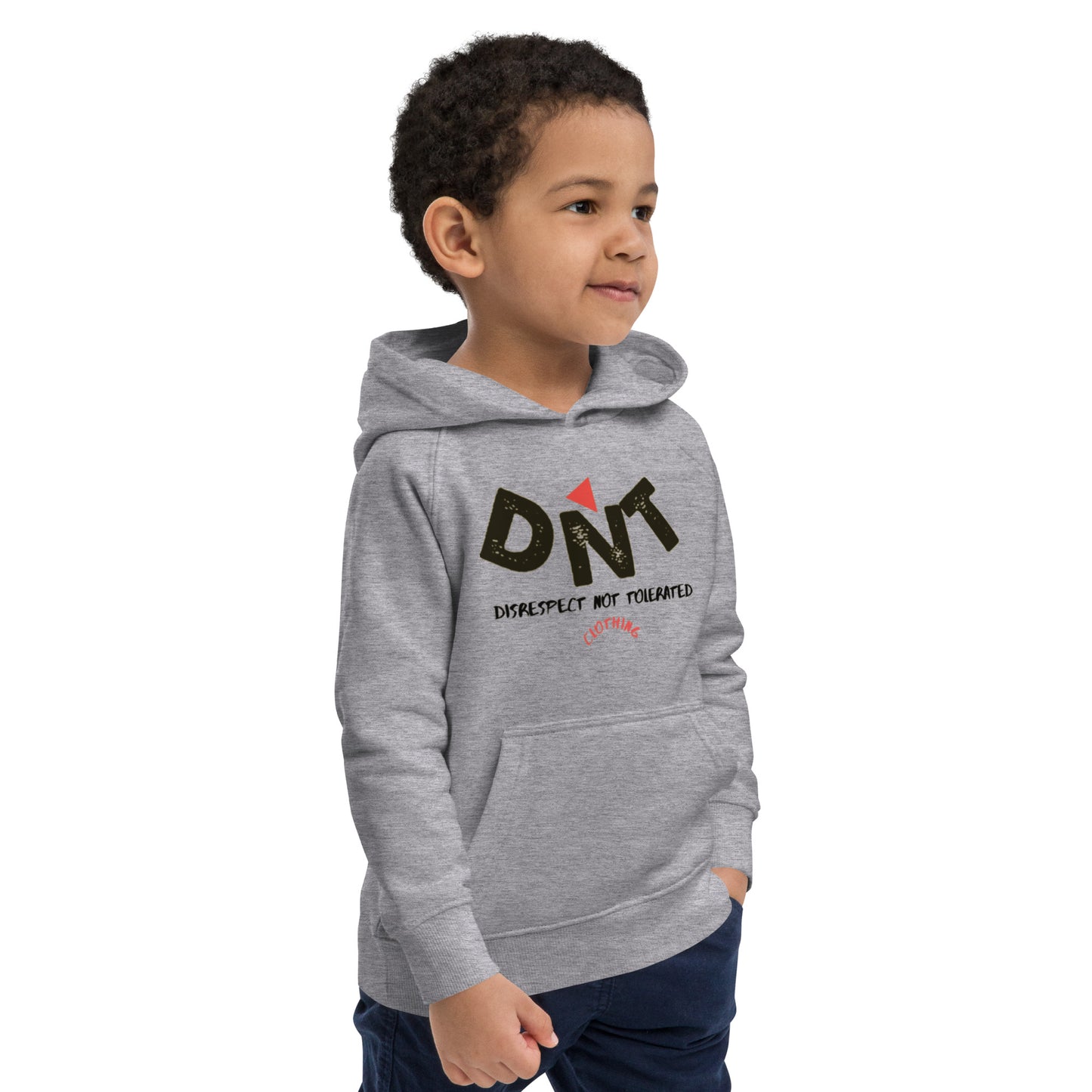 DNT Red-Tri 2 Kids eco hoodie