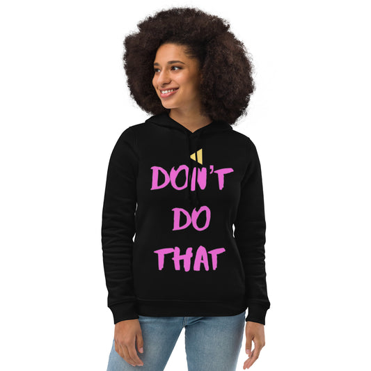 DDT Women's eco fitted hoodie