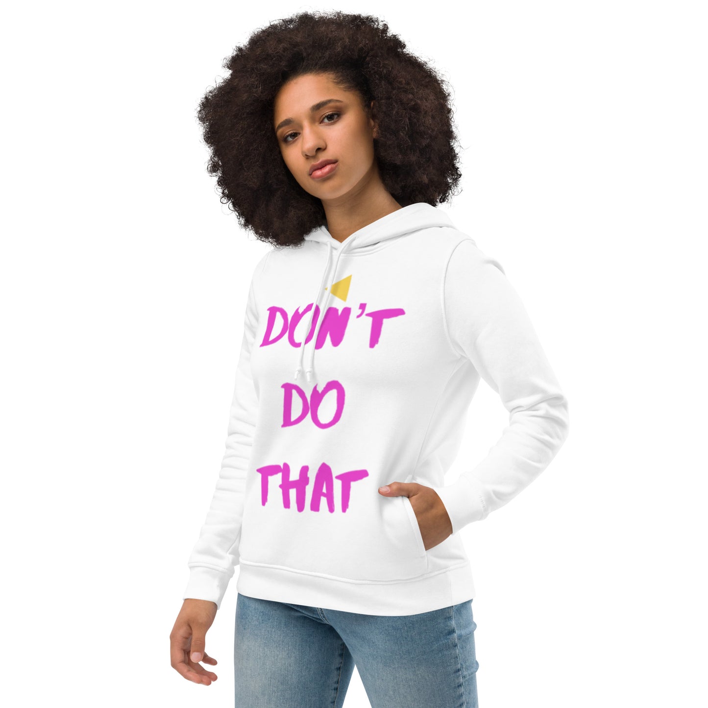 DDT Women's eco fitted hoodie